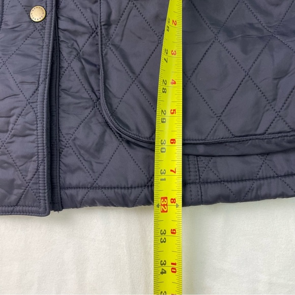 Barbour Beadnell Polarquilt Blue Fleece Long Sleeve Puffer Jackets Size 2X NWT - Picture 5 of 7